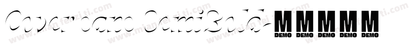 Cover sans SemiBold字体转换
